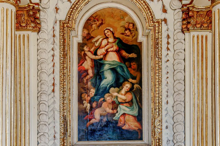 Obraz ze sceną Wniebowzięcia Najświętszej Maryi Panny