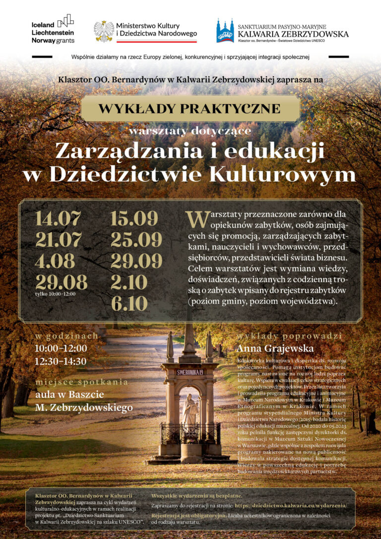 Workshop on Management and Education in Cultural Heritage