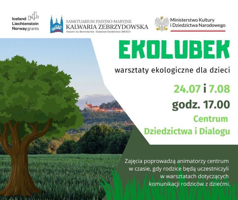 EKOLUBEK – zajęcia ekologiczne dla dzieci – zaproszenie