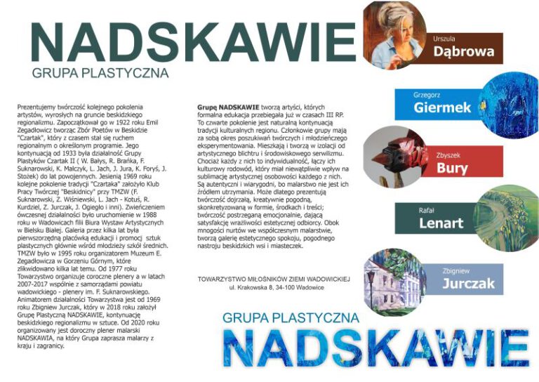 Wernisaż wystawy Grupy plastycznej NADSKAWIE